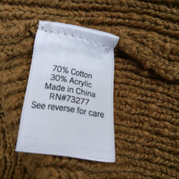 Nine West Cardigan Sweater Size M V-Neck Cropped Button Up Long Sleeve Knit - Picture 7 of 9